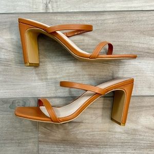 Amazon Drop | Avery Strappy Heel | Toffee | Size 7